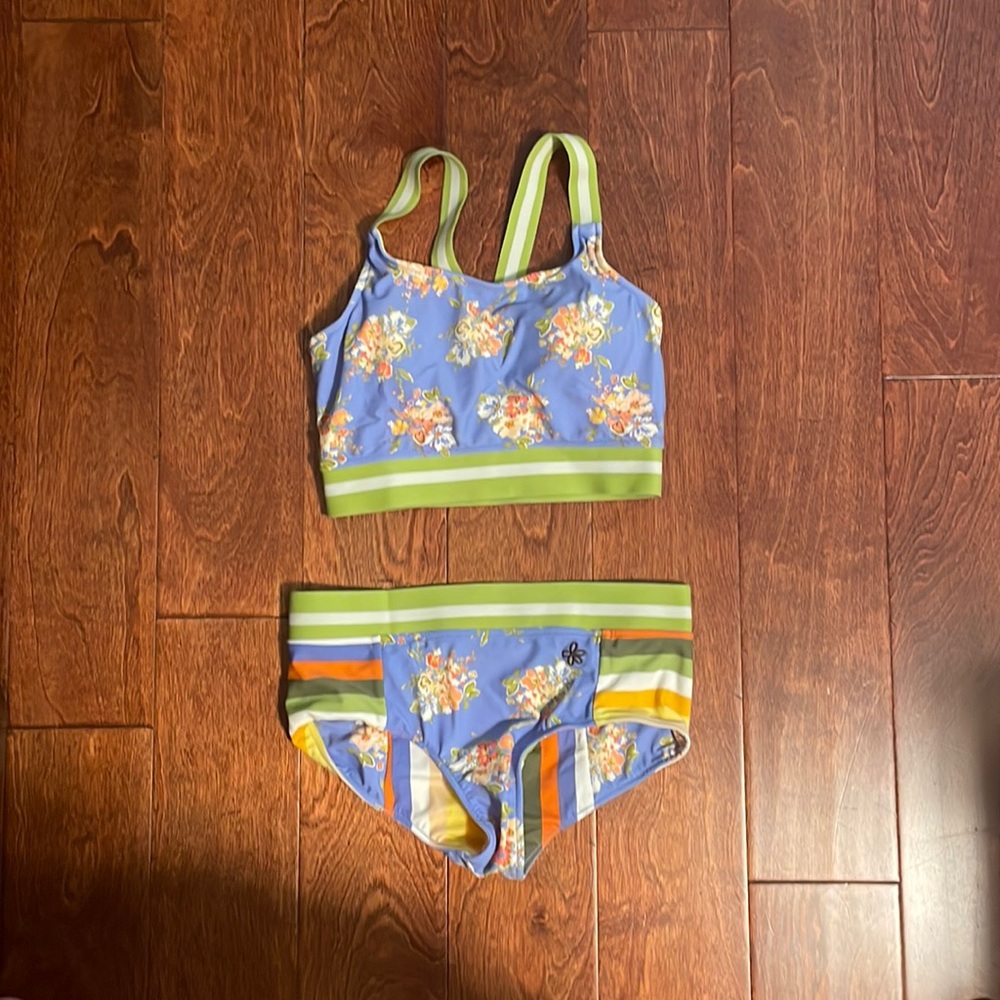 Beautiful Matilda Jane girl’s two piece swim suit